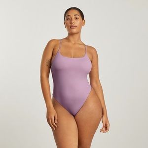 Everlane the String One-piece Swimsuit in Lilac L